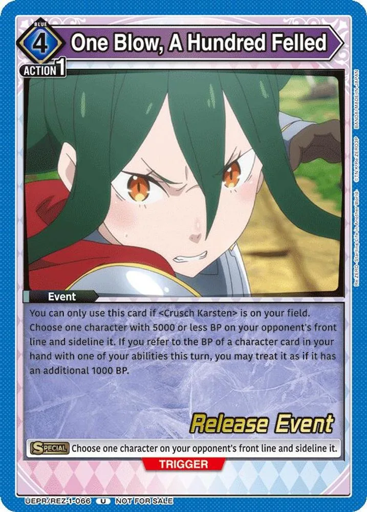 One Blow, A Hundred Felled (Release Event)