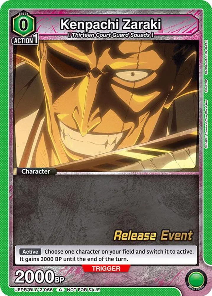 Kenpachi Zaraki (Release Event)