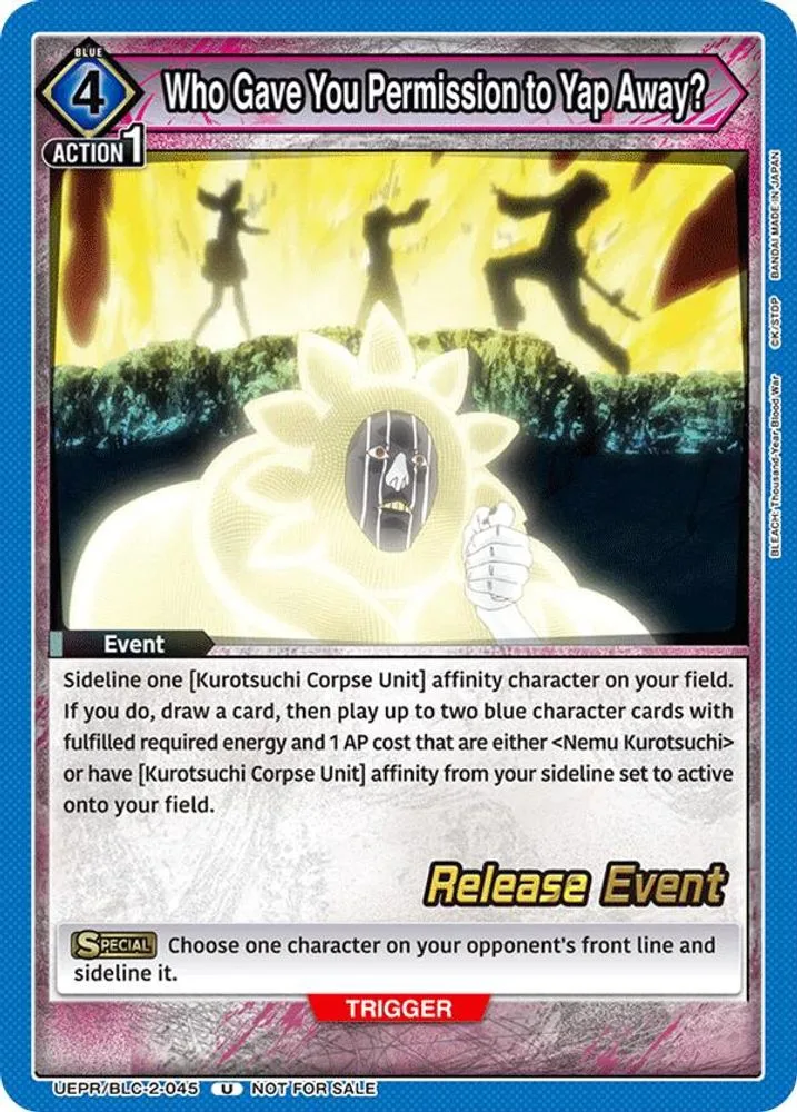 Who Gave You Permission to Yap Away? (Release Event)