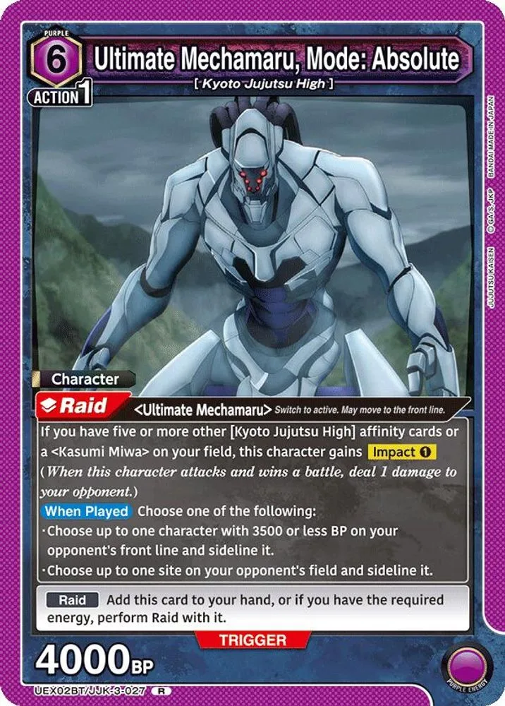 Ultimate Mechamaru, Mode: Absolute