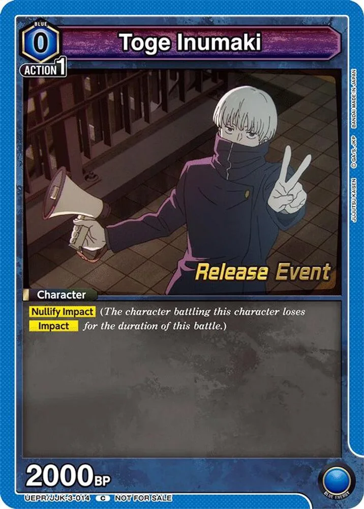 Toge Inumaki (Release Event)
