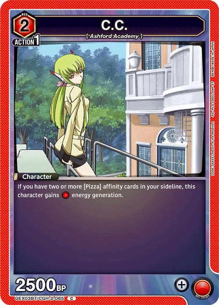 C.C. (Box Topper Foil)