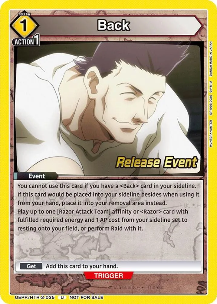 Back (Release Event)