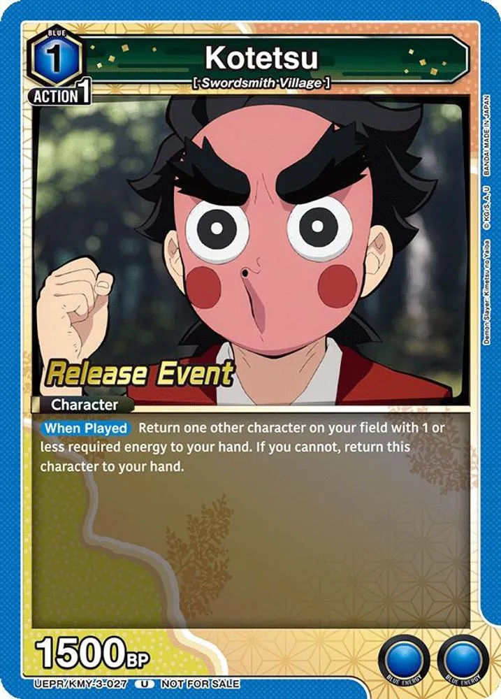 Kotetsu (Release Event)