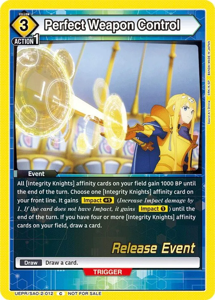 Perfect Weapon Control (Release Event)