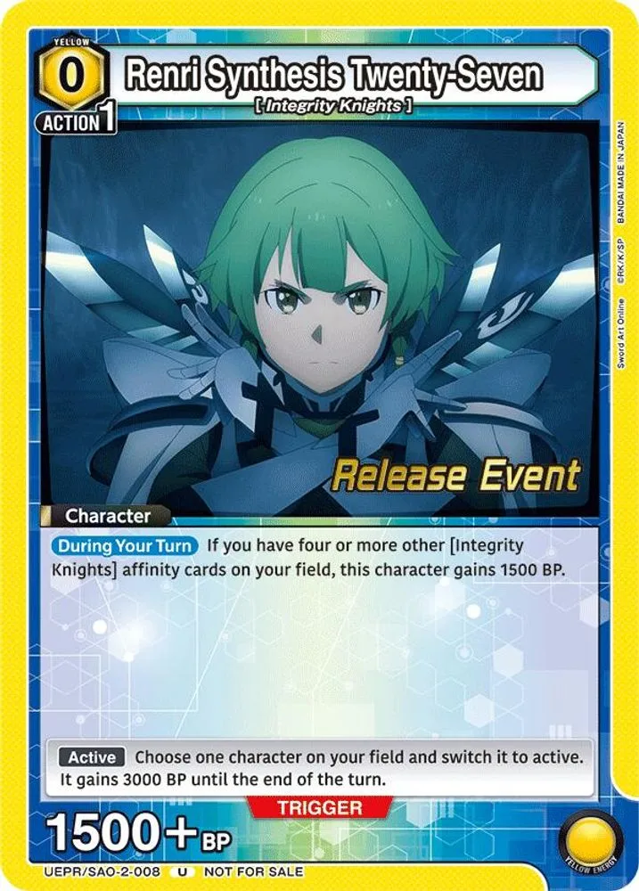 Renri Synthesis Twenty-Seven (Release Event)