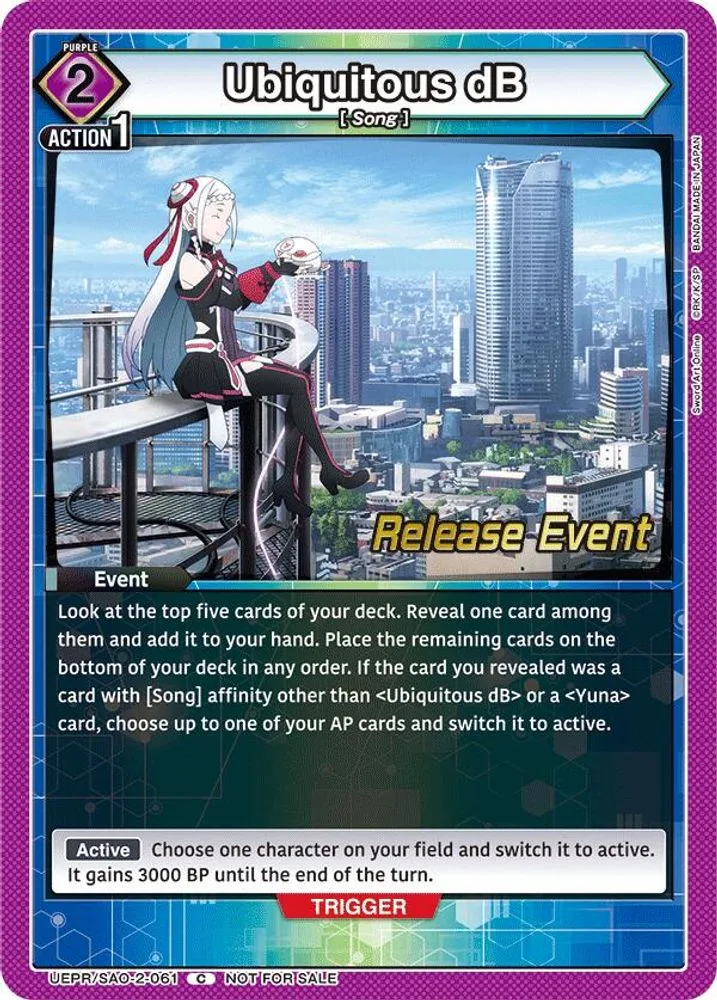 Ubiquitous dB (Release Event)