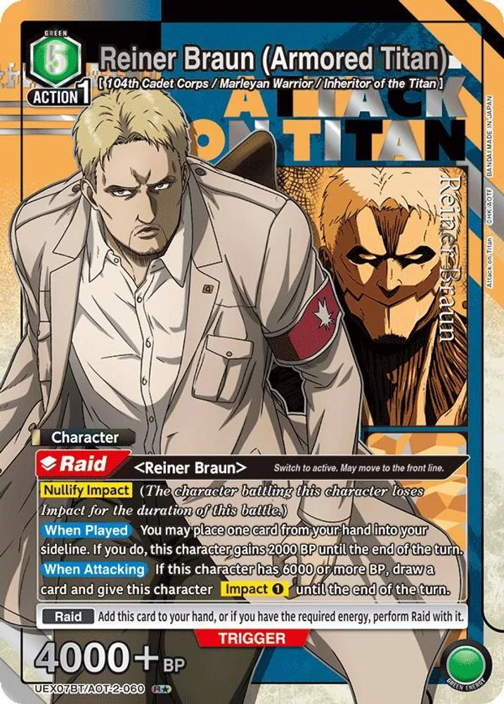Reiner Braun (Armored Titan · R*)