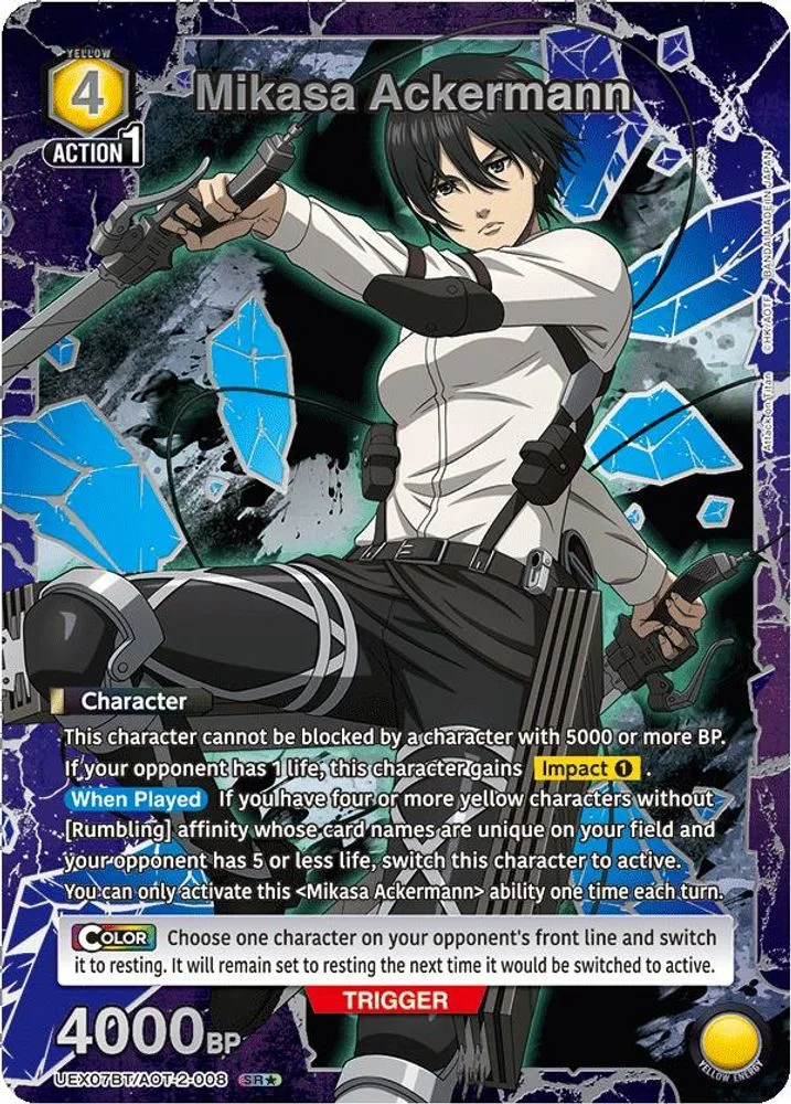 Mikasa Ackermann (Box Topper Silver Foil)