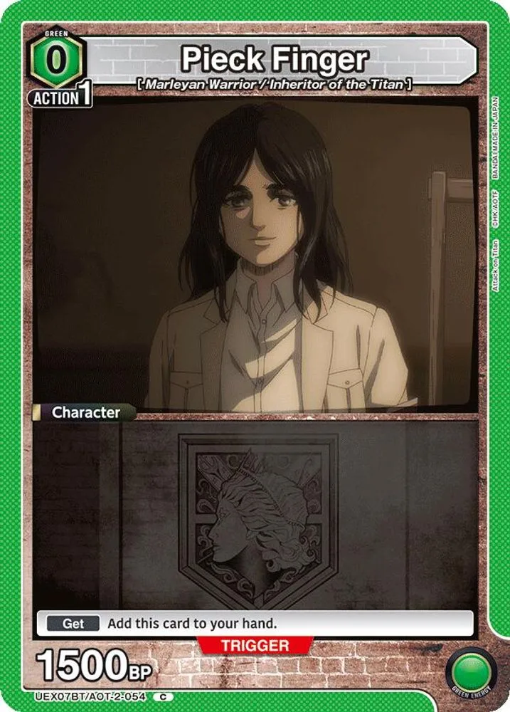 Pieck Finger
